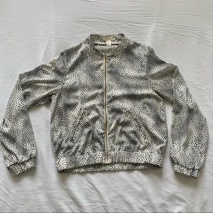 Black & White bomber jacket